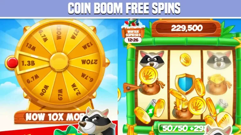 Coin Boom Free Spins Tägliche Belohnungslinks